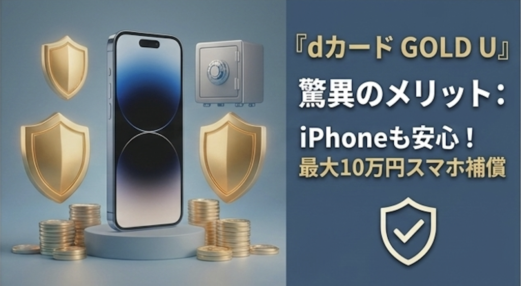 ｄカードGOLD U の「ここが凄い！」3つのメリット